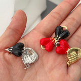 Enamel heart charm
