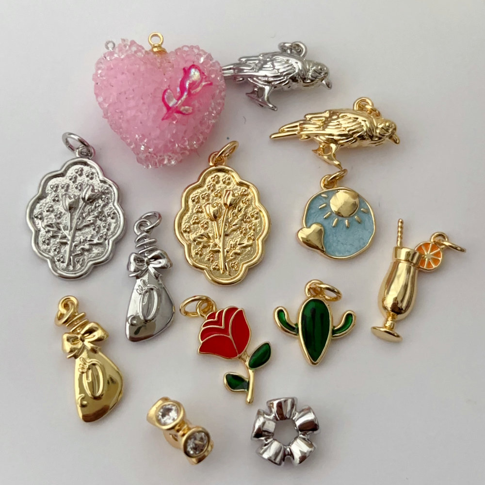 Diy heart charm