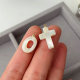 Shell cross charm