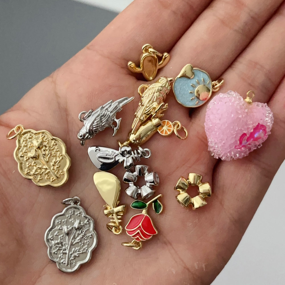 Diy heart charm