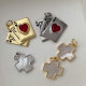 Shell cross charm