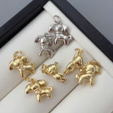 Metal dog charm