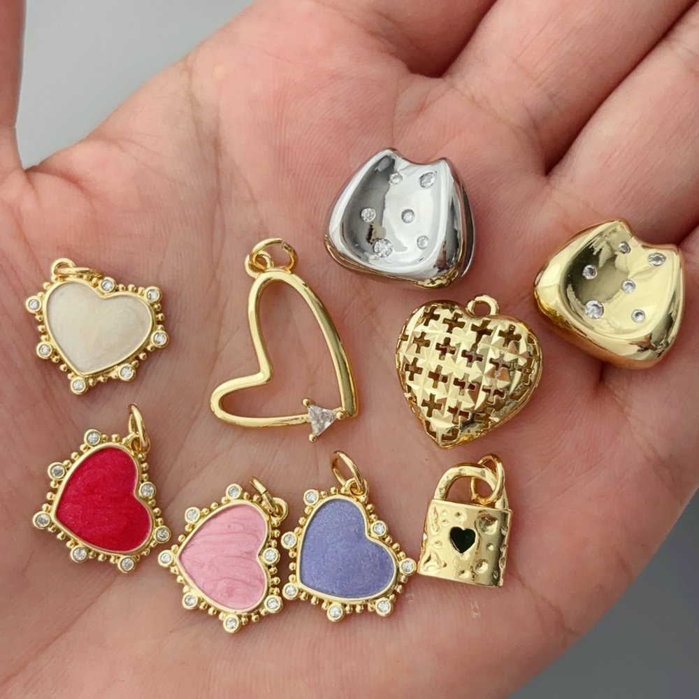 Diy heart charm