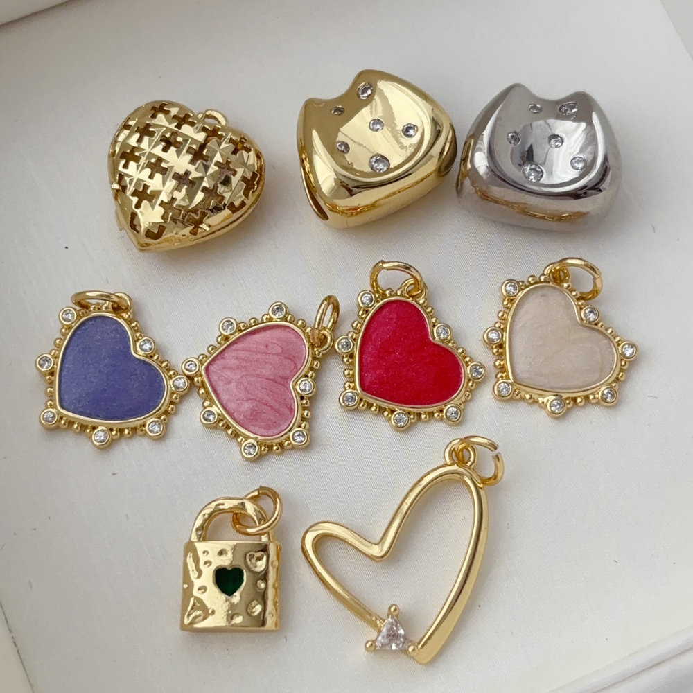Diy heart charm