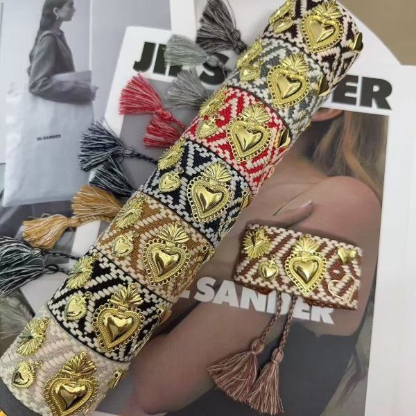 Handmade heart bracelet