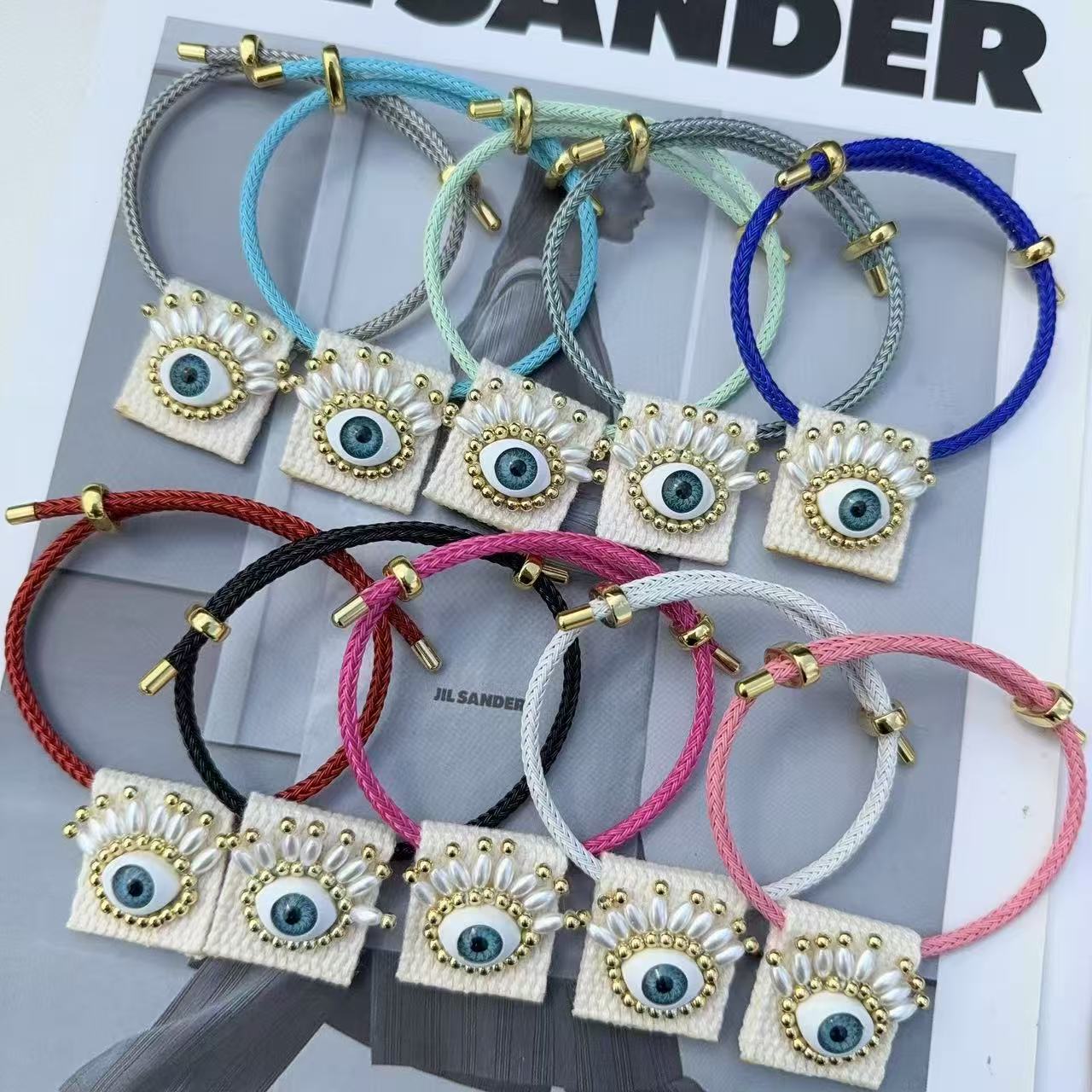 Handmade eye bracelet