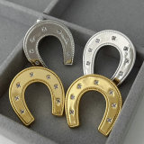 Metal horseshoe earrings