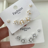 Set pearl earrings
