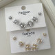 Set pearl earrings