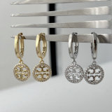 Pave Tb earrings