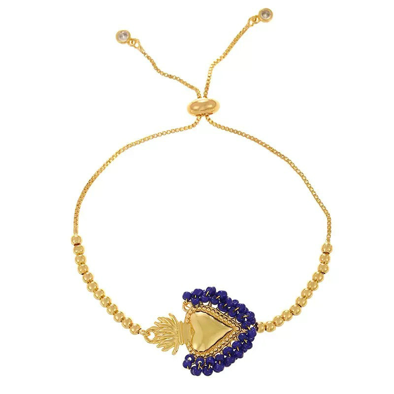 Handmade heart bracelet