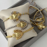 Handmade heart bracelet