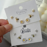 Set bee earrings