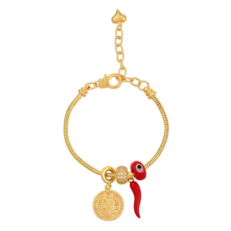 Chili charm bracelet