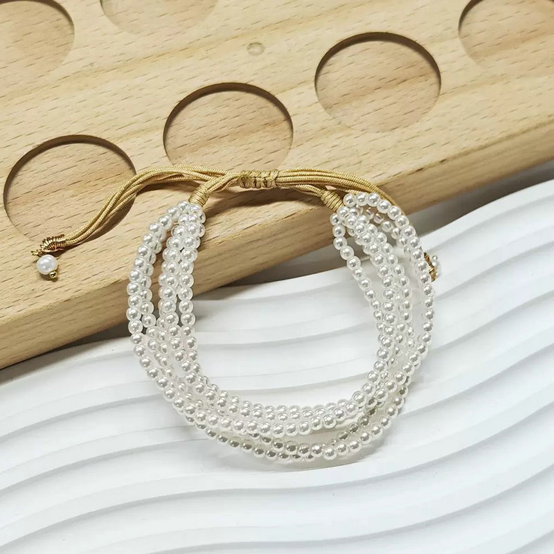 Glass pearl handmade bracelet