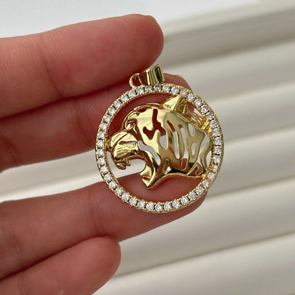 Pave tiger charm