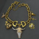 Chunky bull necklace