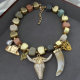 Chunky bull necklace