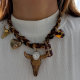 Bull pendant necklace