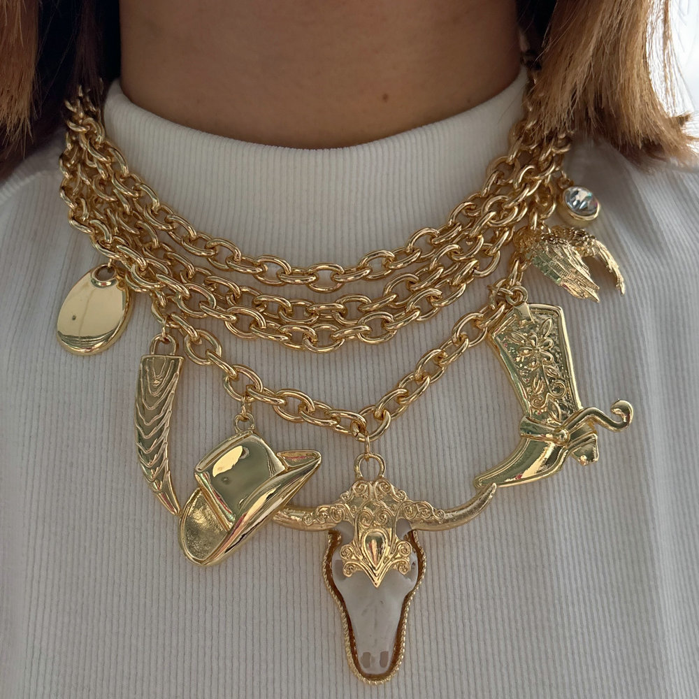 Chunky layer necklace