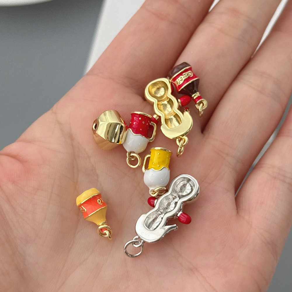 Enamel diy charm