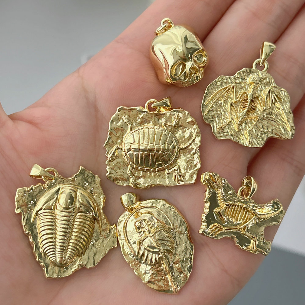 Metal diy charm