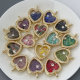 Heart gemstone pendant