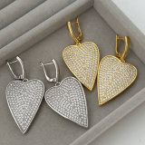 Chunky heart earrings