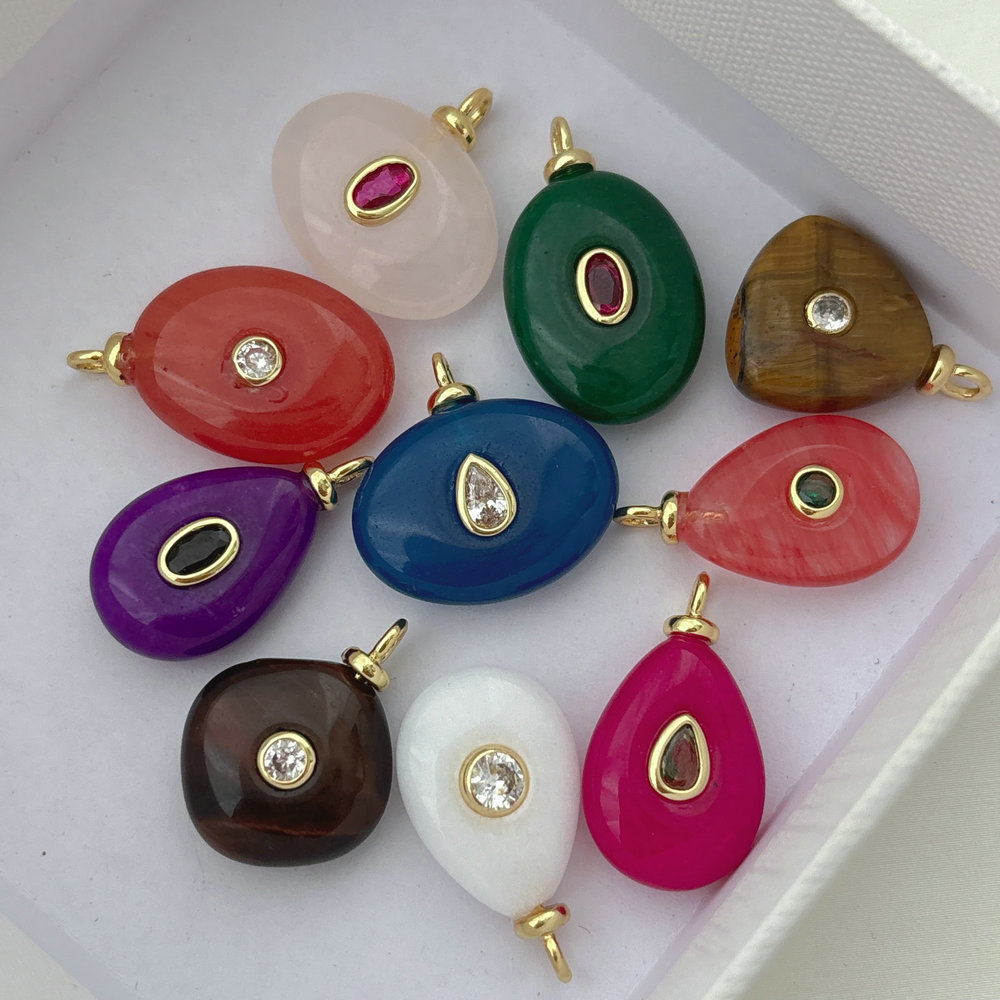 Gemstone charm