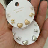 Set heart earrings