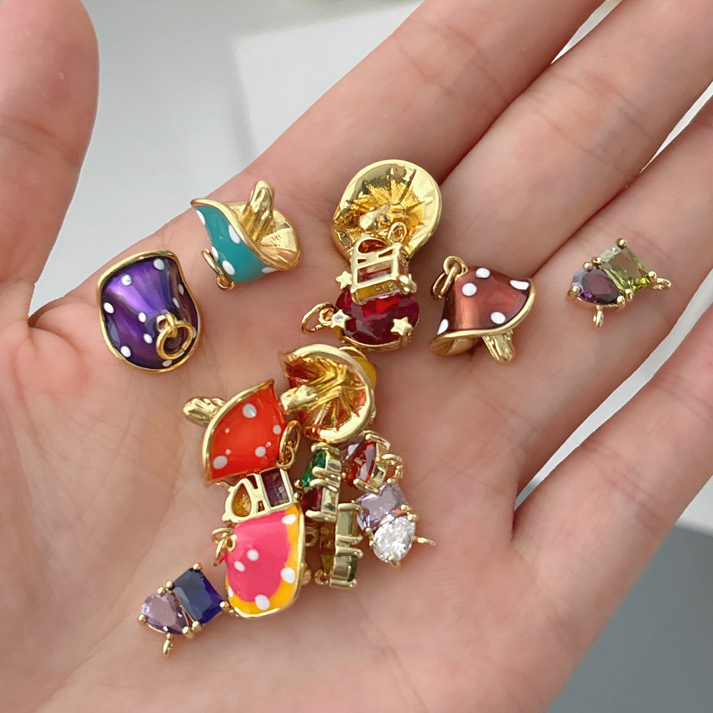 Diy mushroom charm