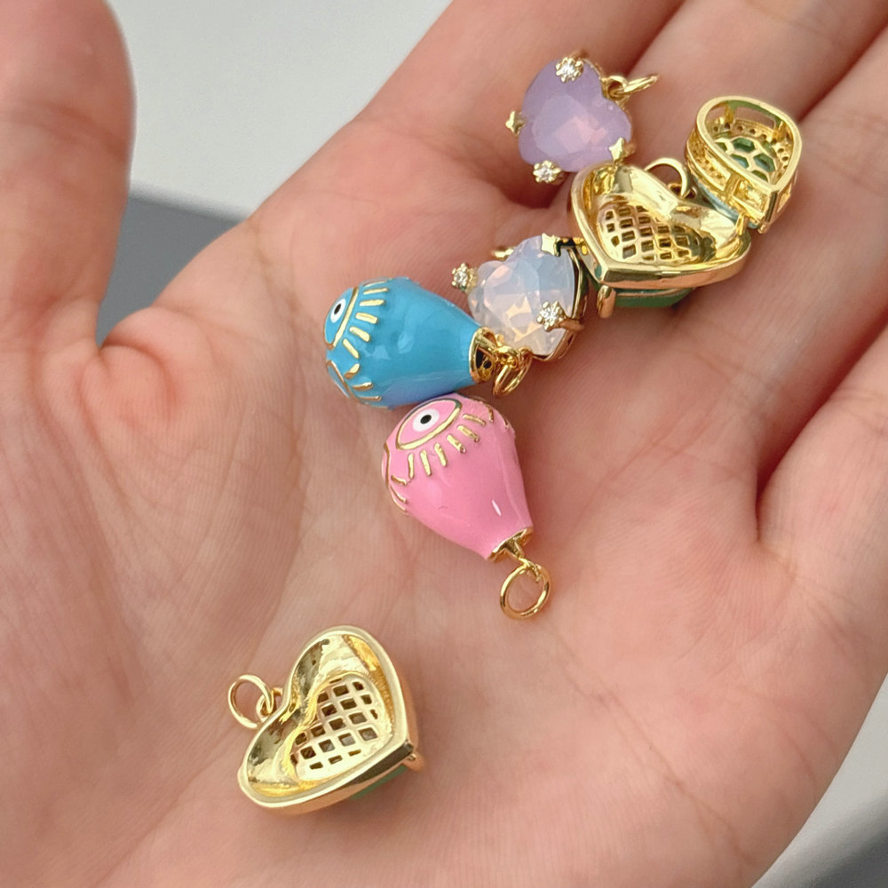 Diy heart charm