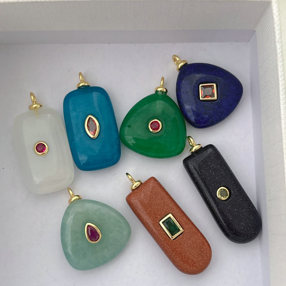 Gemstone charm