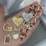 Heart diy charm