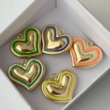 Enamel heart charm