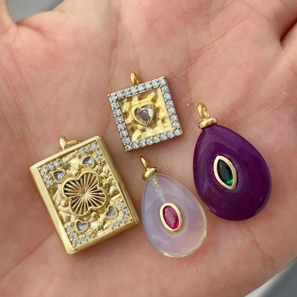 Diy gemstone charm