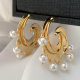 Pearl drop earrings