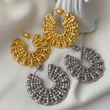 beaded circle hoop