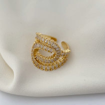 Pave fashion ring