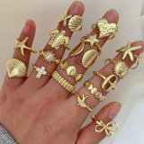 Metal shell accessroies ring
