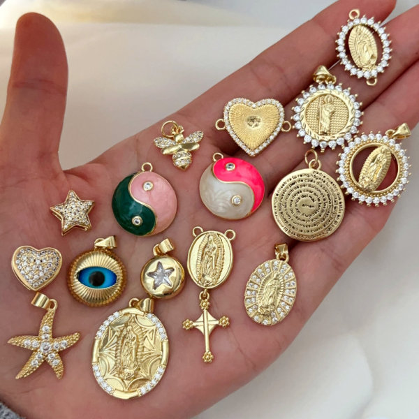 Diy yingyang charm