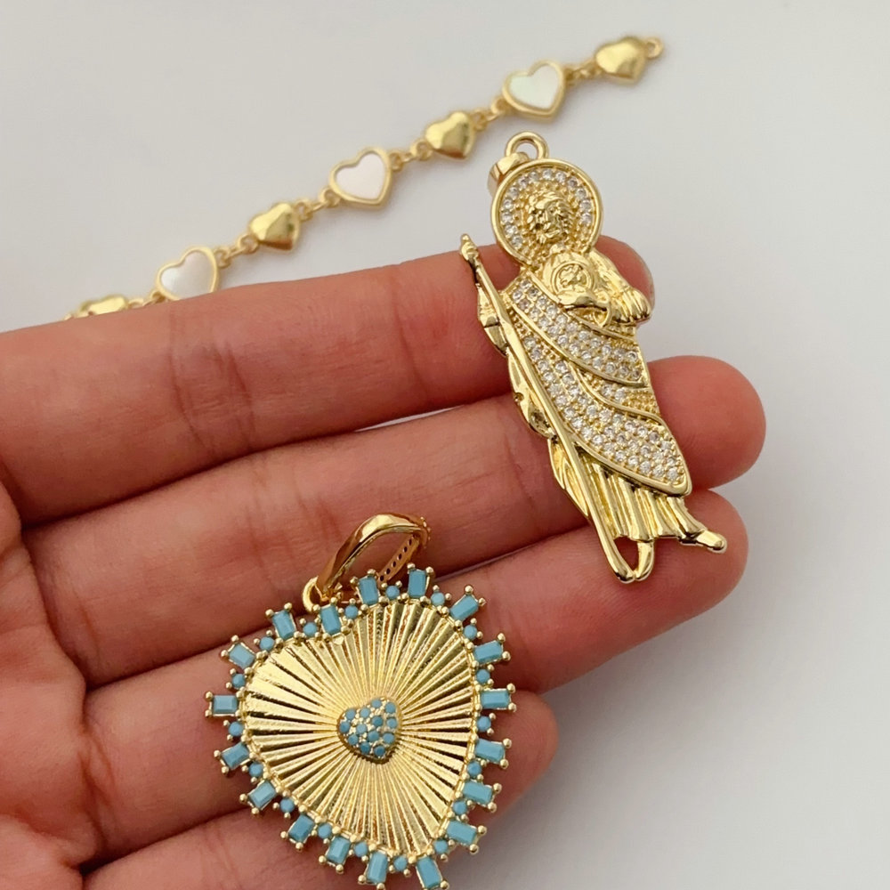 Diy heart charm
