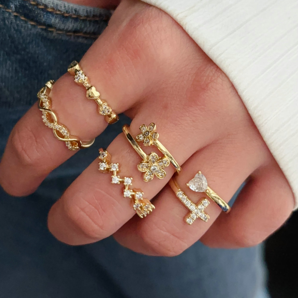 pave cross ring