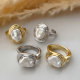 glass pearl ring