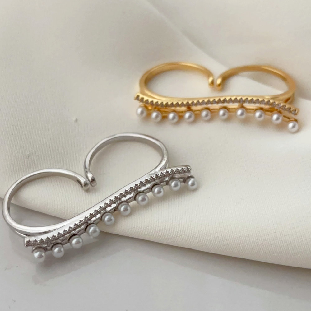 fashion pearl ring