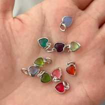 Crystal heart charm