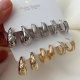 Set hoop earrings