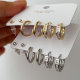 Set fashion circle hoop