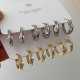 Set fashion circle hoop