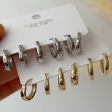 Set star earrings